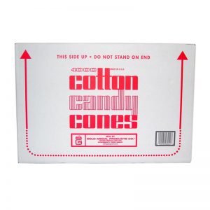 Cotton Candy Floss Cones, Plain White Paper (4,000 count)