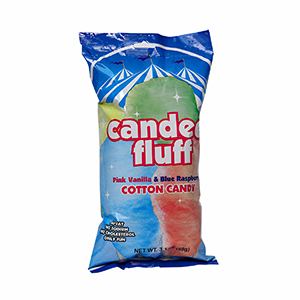 Cotton Candy - Pre-Packed  Pink & Blue 3.1 oz bags (24 count)