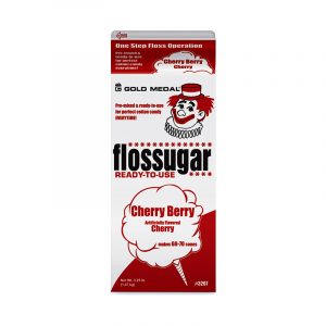 Cotton Candy Flossugar - Cherry Berry - 3.25 lb carton (6 count)