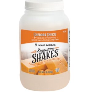 Signature Shakes 2366 - Orange Cheddar Cheese Popcorn Seasoning 4 lb jar (1 count)