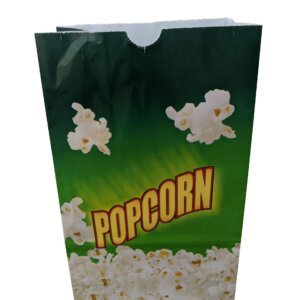 Gold Medal Products Item# 2232 - 130 oz Green Popcorn Bags | holds 4 oz of popcorn (500 count)