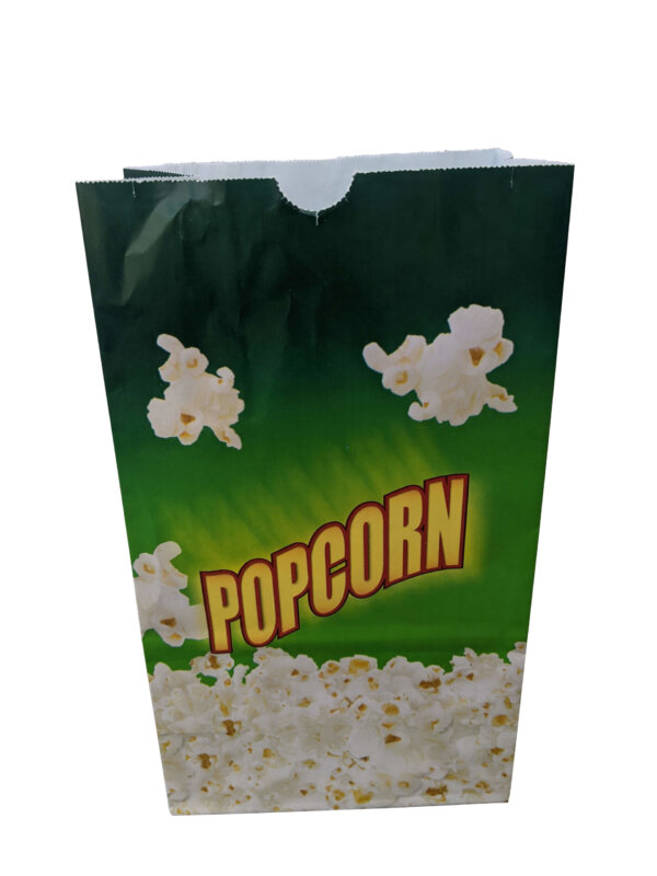 Gold Medal Products Item# 2232 - 130 oz Green Popcorn Bags | holds 4 oz of popcorn (500 count)