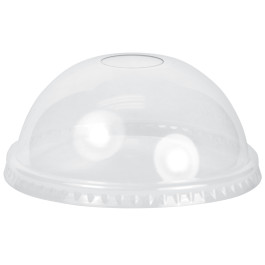 Lid - Dome w/hole for Clear PET Cups (1,000 count) fits cups 3051776 & 3051778