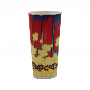 Popcorn Tubs Red & Blue  24 oz (1,000 count)