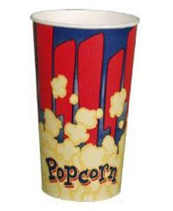 44 oz Popcorn Tubs - Red & Blue (600 count)