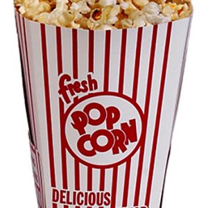 46 oz Popcorn Tubs Box - holds 1.5 oz of popcorn (500 count)