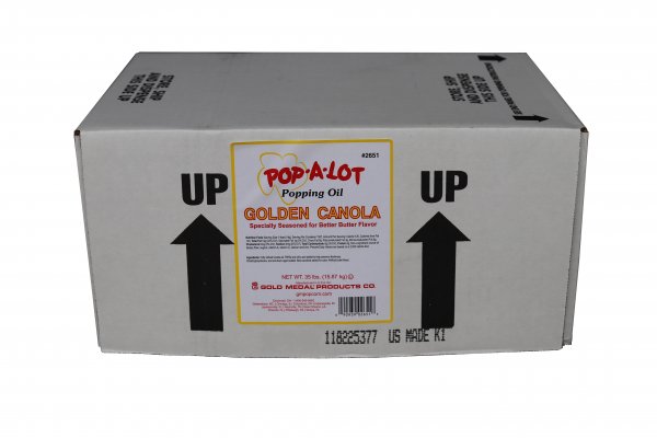 Golden canola popcorn popping oil 35 lb BiB (1 count)