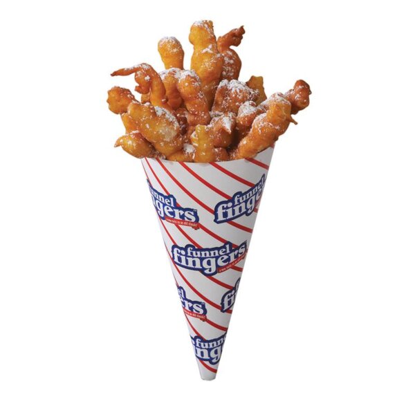 Gold Medal Products #5212 Funnel Cake Fingers, Paper Cones (2,500 count)