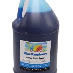 Snow Cone Syrup - Blue Raspberry - Ready To Use - 1 gallon (4 count)
