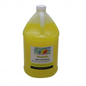 Snow Cone Syrup - Pineapple - Ready To Use - 1 gallon (4 count)