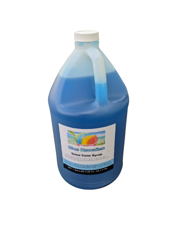 Snow Cone Syrup - Blue Hawaiian - Ready To Use - 1 gallon (1 count)