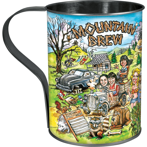 "Mountain Brew" 32 oz Tin Mug 32 - Berk 8011350