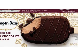 Häagen-Dazs® Bars Chocolate Ice cream with Dark Chocolate shell 3 oz. (12 per case)