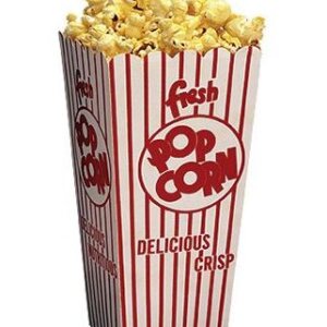 Medium Scoop Box - holds 1.25 oz of popcorn (500 count)
