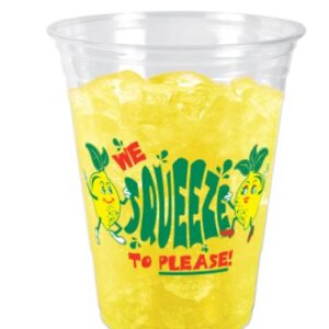 Cup 16 oz Squeeze to Please Lemonade Cup Clear Cup (1,000 count)