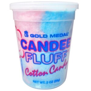 Gold Medal Products #3049 Candee Fluff - Pre Packed Cotton Candy 2oz (12 count)