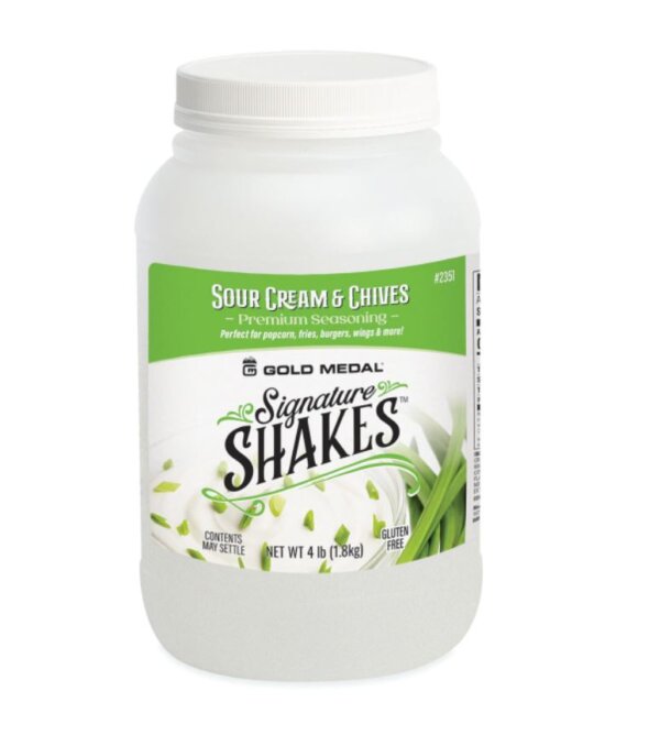 Signature Shakes - Sour Cream & Chives 4 lb jar (1 count)