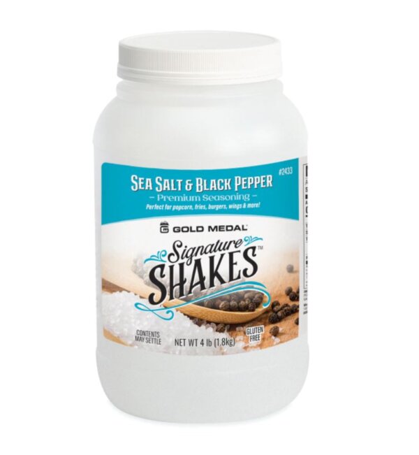 Signature Shakes - Sea Salt & Pepper 4 lb jar (1 count)