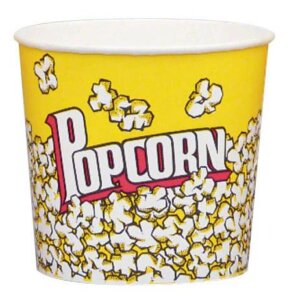 85 oz Popcorn Tubs - Popcorn Design (150 count)