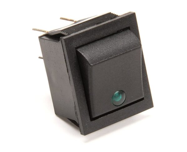 Rocker Switch with Green LED indicator