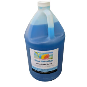 Snow Cone Syrup -Blue Hawaiian - Ready To Use - 1 gallon (4 count)