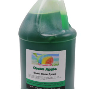 Snow Cone Syrup - Green Apple - Ready To Use - 1 gallon (1 count)