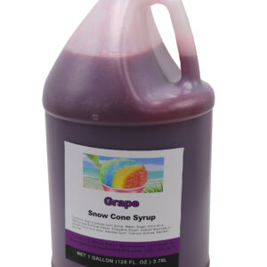 Snow Cone Syrup - Grape - Ready To Use - 1 gallon (1 count)