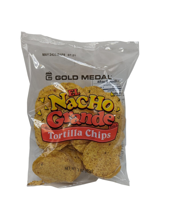 El Nacho Grande Tortilla Chips 3 oz (48 count)