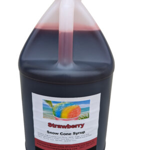 Snow Cone Syrup - Strawberry - Ready To Use - 1 gallon (1 count)
