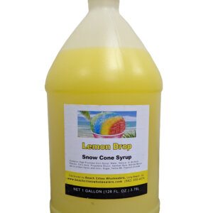 Snow Cone Syrup - Lemon Drop - Ready To Use - 1 gallon (1 count)