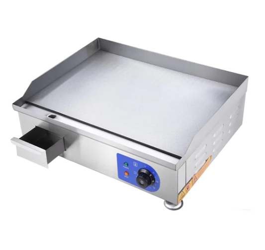 Stainless Steel Electric Flat Grill 24" X 19" 2500 watts