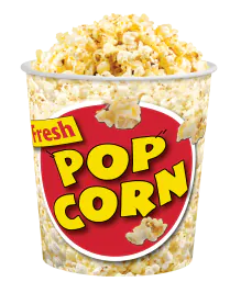 Berk Products 8021676 130 Ounce Paper Popcorn Tub "Fresh POP CORN " (300 count per case)